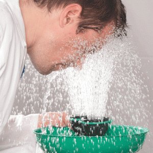 Oční sprcha s nerezovou vaničkou